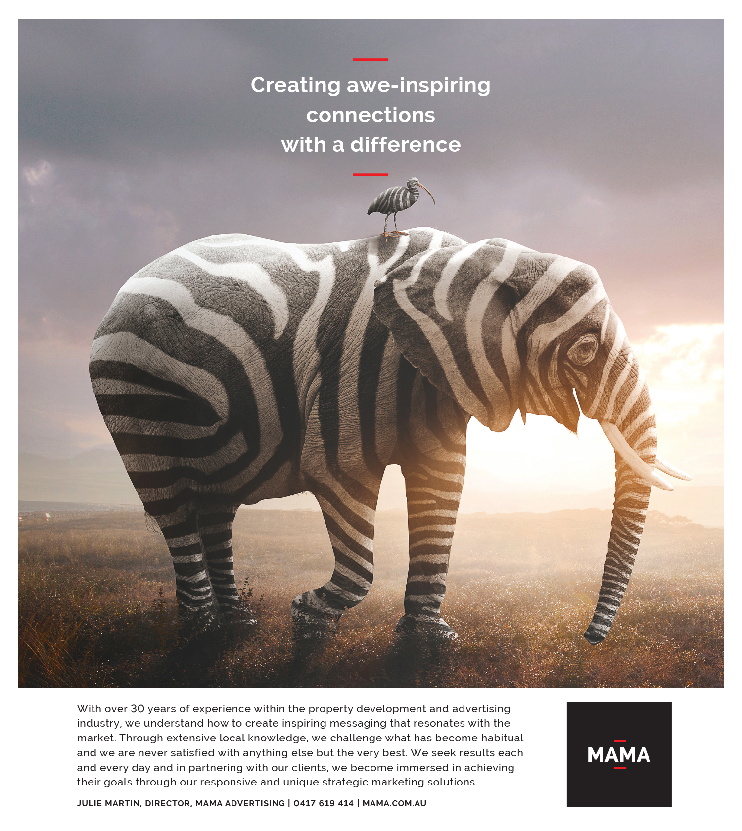 MAMA Elephant press ad 1