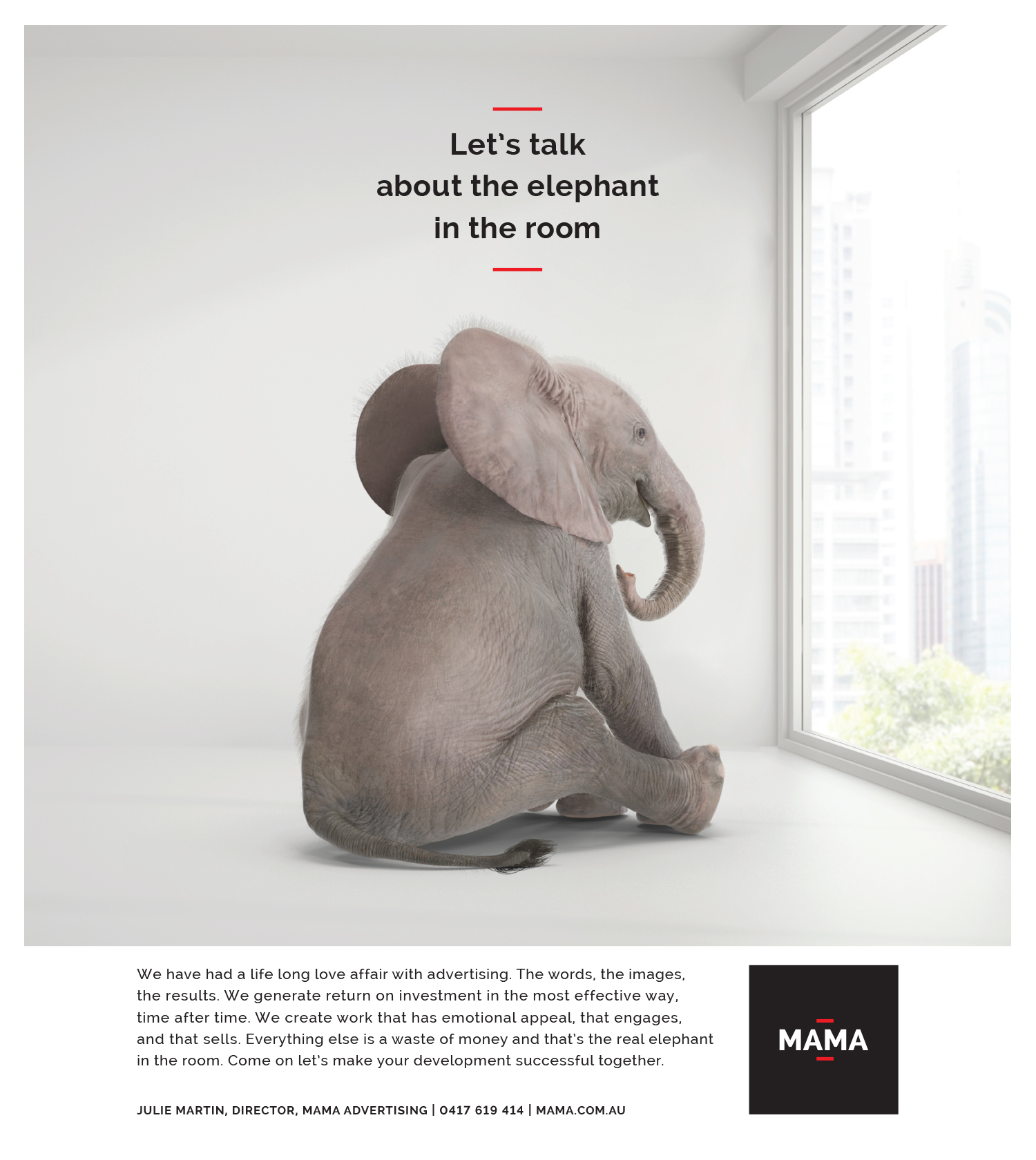 MAMA elephant press ad 2