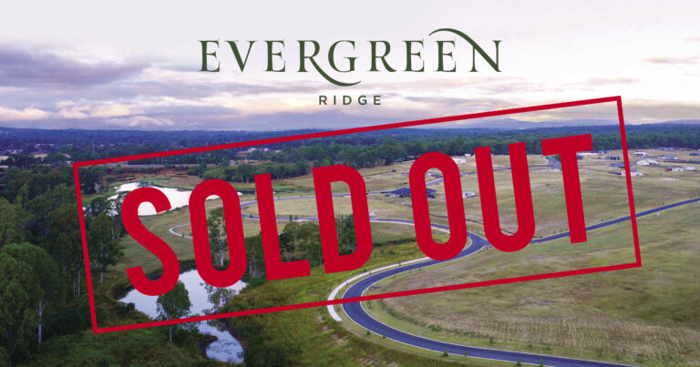 We congratulate Evergreen Ridge on achieving a SELL OUT!