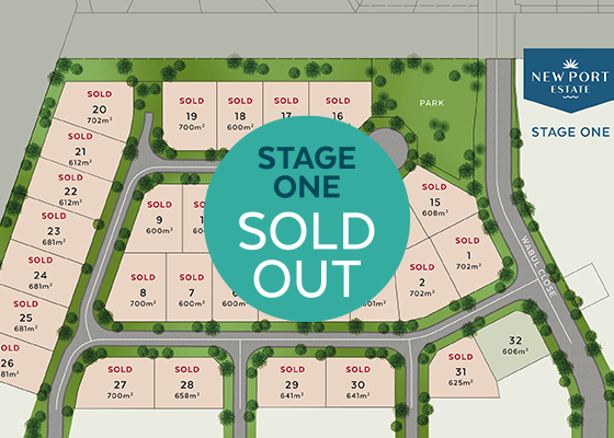Celebrating our Client’s Successful Stage One SELLOUT! Congratulations New Port Estate!
